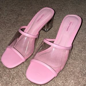 Baby Pink Baby Heels (see thru)